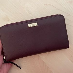 Purple Kate Spade Wallet